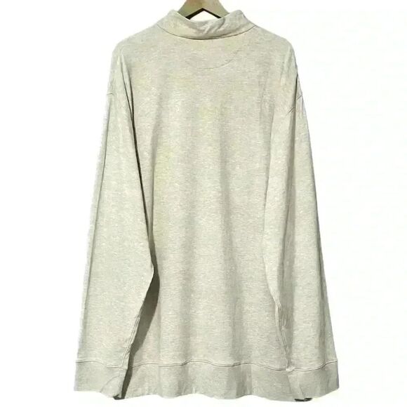 Polo Ralph Lauren Quarter Zip Pullover 3XLT Heather Gray Classic Luxury NWT - Picture 2 of 9